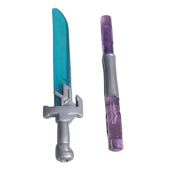 TMNT Fast Forward Leonardo Katana Sword Donatello Short Weapon Replacement - Picture 1 of 3